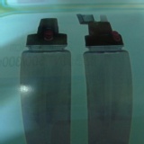 650 cc多功能彈跳式水壺 (適合自行車水壺架)24cm X 寬8cm掀蓋黑色 特價：$120