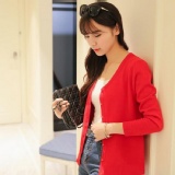 ZARA同款 絲光棉針織外套-淺綠