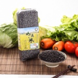 【花蓮快樂有機農場-有機紫米(山邊米)】1公斤