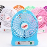 【樹葉牌三段調速18650充電可攜式超級強力迷你風扇】