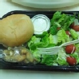 烤雞貝果三明治凱隡沙拉