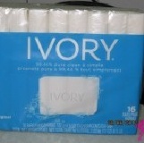 美國進口香皂 IVORY-127G * 16個 特價：$255