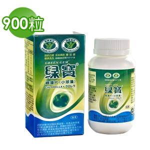 綠寶 綠藻片(小球藻) (900粒/盒)_雙認證健康食品;純素