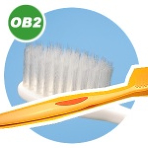 OB2超細尖軟毛成人小刷頭 (每1支牙刷有送刷毛套頭)12支