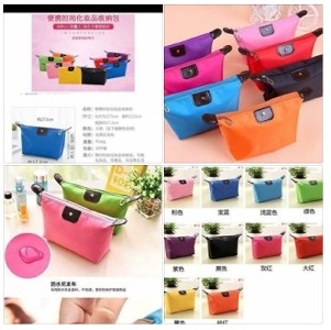 糖果色防水化妝包