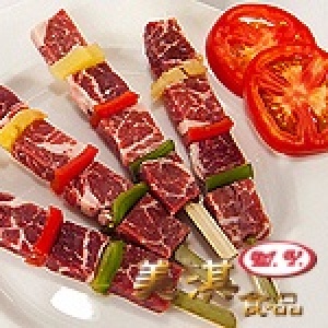 美淇精製★安格斯牛肋條烤肉串（1串3顆 共 4串/1盒）