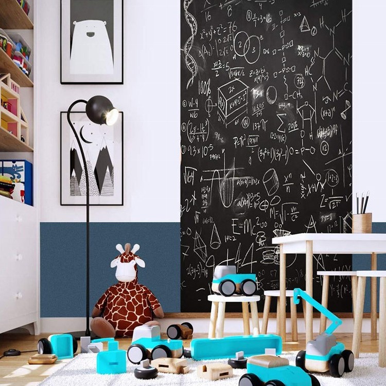 【炫騰】環保創意白/黑/綠板貼(45x200)內附1支白板筆(顏色款式隨機)