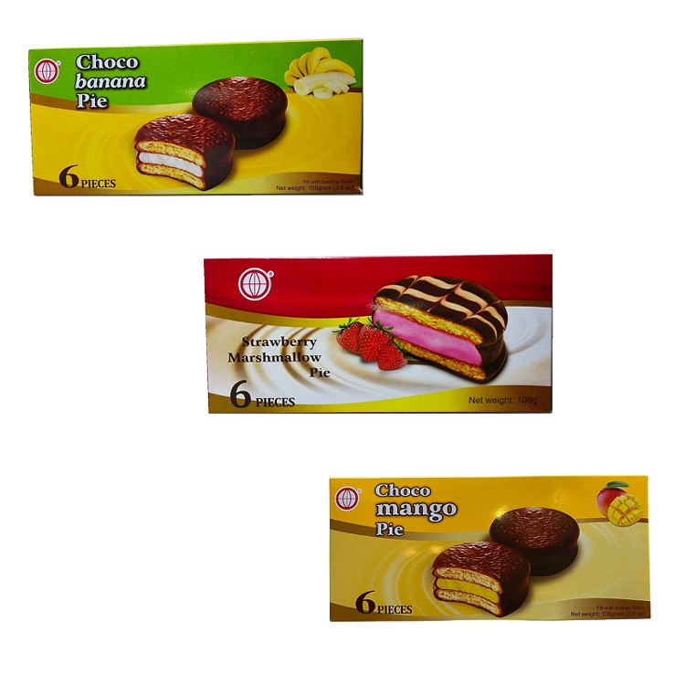 【Phaner】 巧克力派-草莓風味、香蕉風味、芒果風味