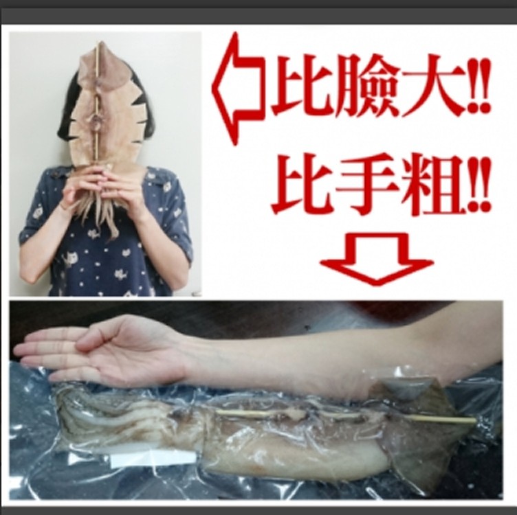 夭壽大阿根廷魷魚串 商品規格：280G/支