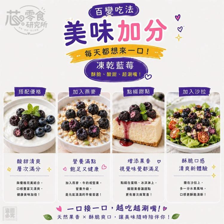 零食研究所-凍乾藍莓脆脆球