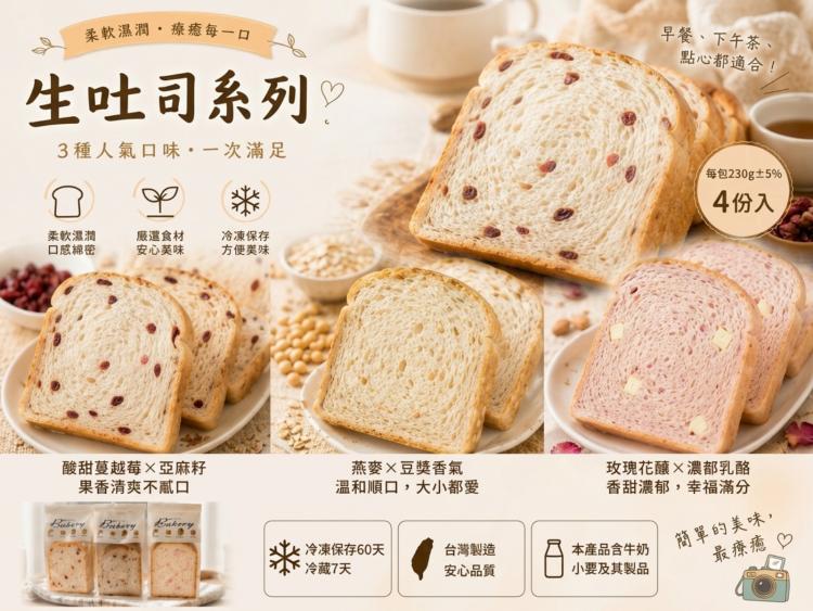 生吐司系列