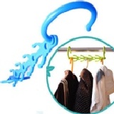 2136 TV熱銷多功能衣架掛鈎--超值兩個裝 橫著掛？豎著掛？怎樣合適怎樣掛！！