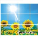 2277 向日葵的天空 日韓時尚廚房防油貼 多樣的設計，突顯您充滿個性的生活空間