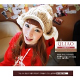 2369 韓國同步‧可愛保暖毛絨絨護耳帽/飛行帽/毛線帽