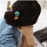 7024 甜美兔子圓點髮繩