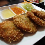 泰式金錢蝦餅手工製作(生食) 特價：$20