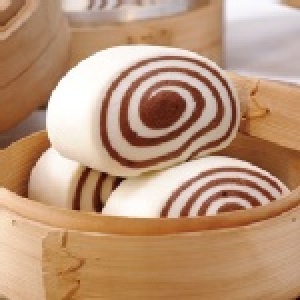 巧克力雙色饅頭*12入