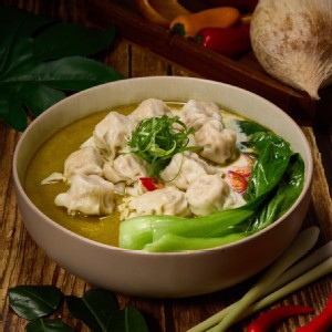 椰香綠咖哩雲吞