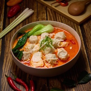 泰式酸辣雲吞