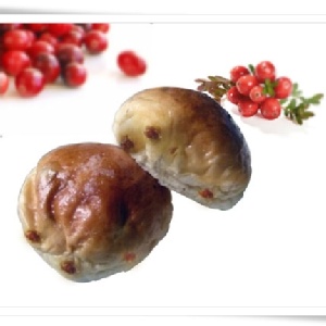 【復興空廚幸福烘焙】阿保師傅-蔓越莓無糖無油小餐包 1入組