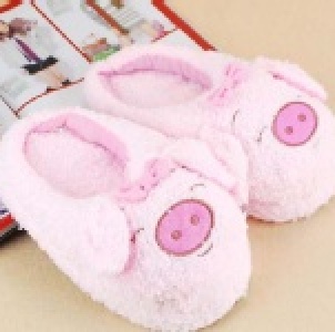 造型拖鞋-女款-粉紅豬