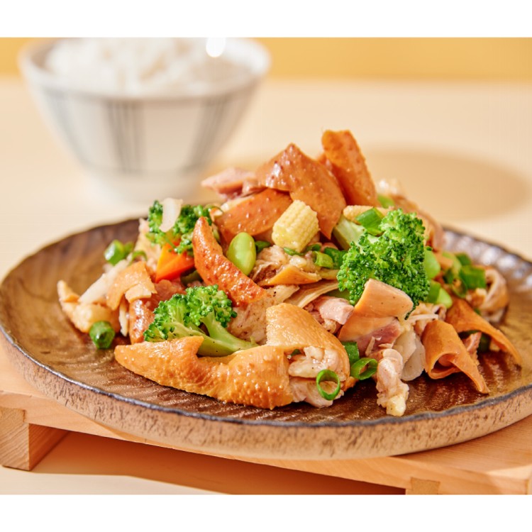 【原禾軒】鹹水雞蔬食盒(招牌鹹水/獨門煙燻)(口味任選)