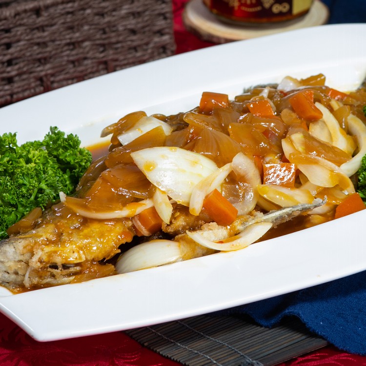 【鴻益餐廳】糖醋鱸魚