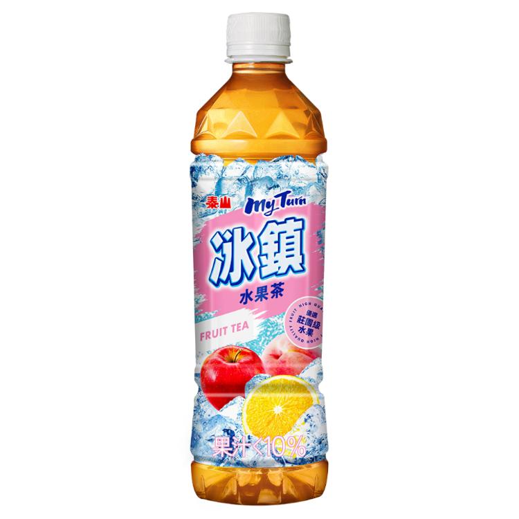 【泰山】冰鎮水果茶PET 535ML(24入)