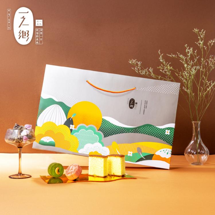 【一之鄉】【中秋禮盒】月華溢彩(A) 禮盒(提盒式設計無附袋)