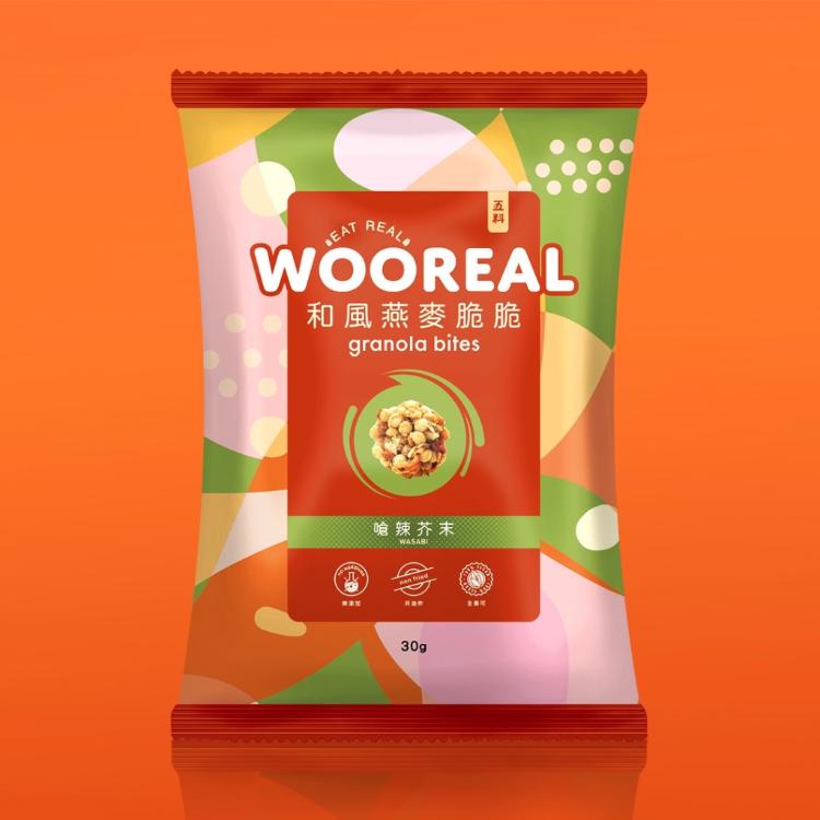 【WOOREAL 五料】和風燕麥脆脆 - 嗆辣芥末