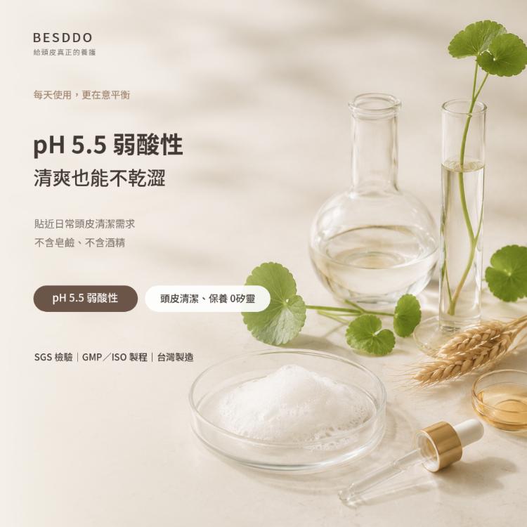 【BESDDO】蓓淨角質淨化髮浴｜去屑控油洗髮精推薦