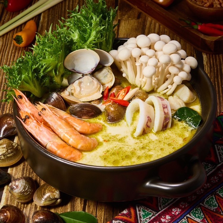 椰香綠咖哩湯底