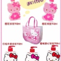 粉嫩櫻花Kitty造型沐浴用品組合買三個送提袋