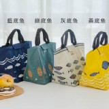 加厚大容量圖案保溫保冷防潑水野餐便當袋
