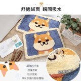 雙層柴犬綿密可愛地毯