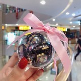 韓版透明球髮圈(16入）