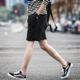 男性麻棉透氣短褲