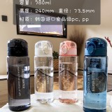 韓版透明時尚水壺