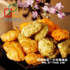 【得倫食品】玉米黃金球-海苔口味