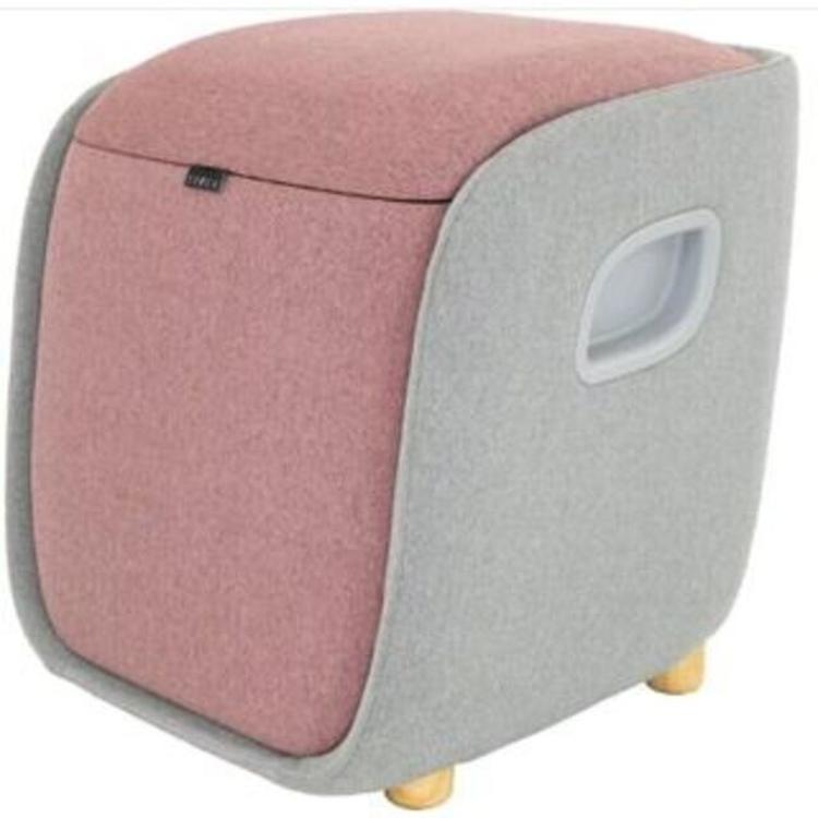 【JOHNSON 喬山】SYNCA 足．腿．腰椅凳造型按摩機 rei(FM250 腿部按摩)粉色