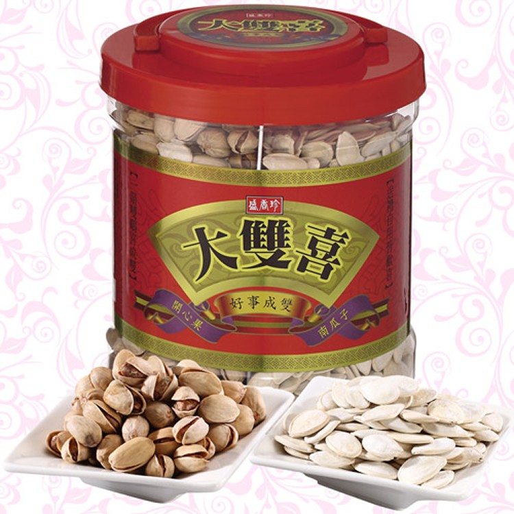 大雙喜堅果禮桶