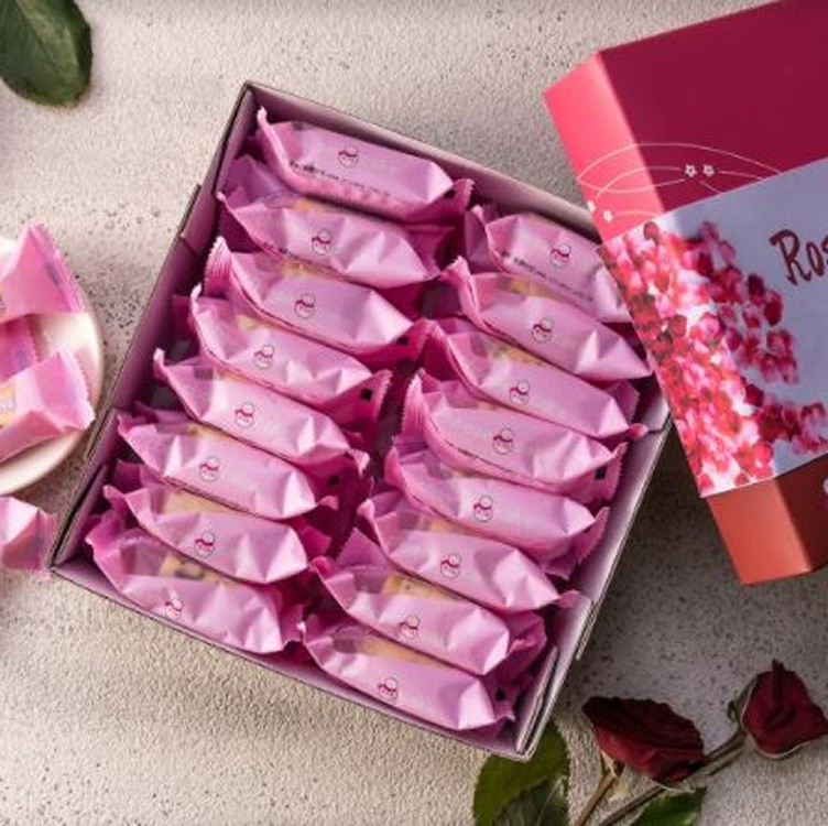 玫瑰草莓起士條