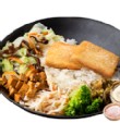 黃金塔塔鱈魚排飯