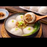 【嘉義老師傅】巨無霸大顆手工古早味鹹湯圓（附肉燥調理包） 特價：$200