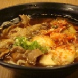 豚肉キムチうどん 豬肉泡菜熱烏龍麵 無法吃牛肉的您！貼心為您準備的！