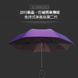 免持式手把上收式UV神美傘第二代