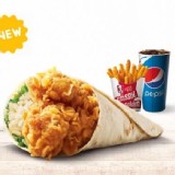 蔥油脆雞飯捲套餐