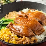 玫瑰油雞腿飯