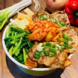 泡菜燒肉飯(附紅茶)