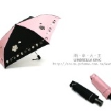 三折骷顱頭發泡絲印自動開收傘